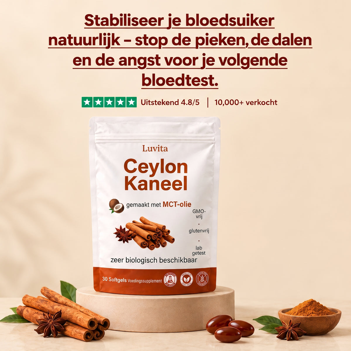 Luvita's Ceylon Kaneel Capsules